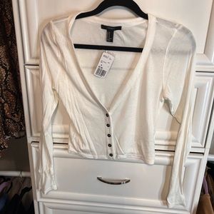 Forever 21 crop cardigan